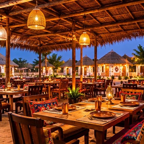 Restaurant at Rann Resort Kutch